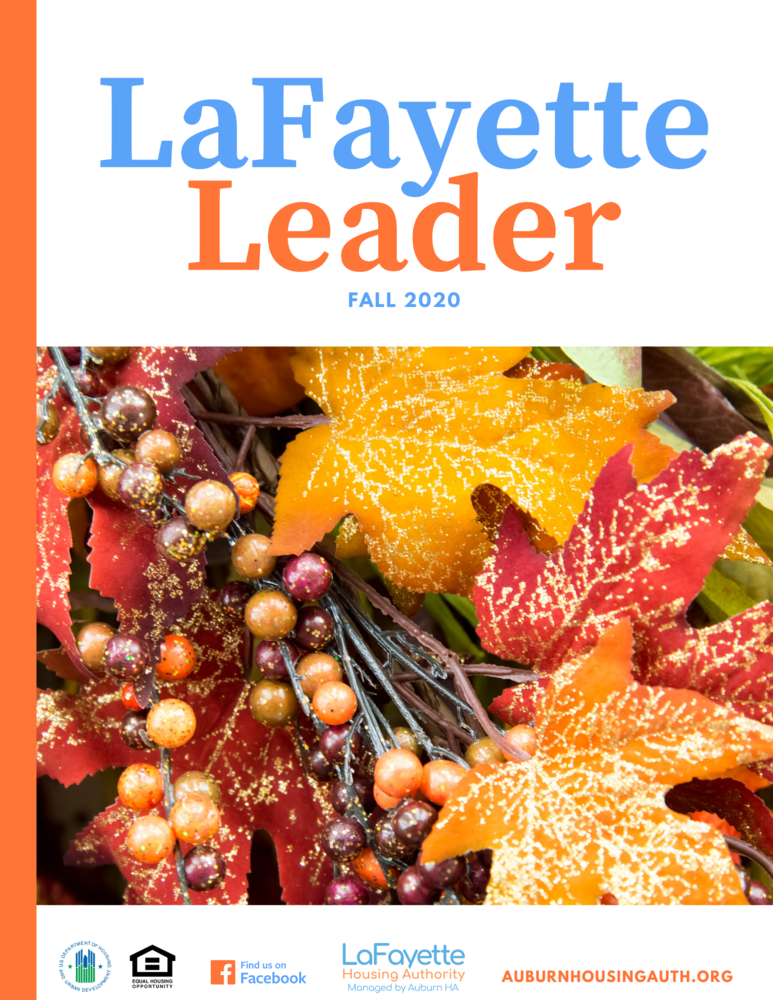 LaFayette Leader Fall 2020 Newsletter Cover