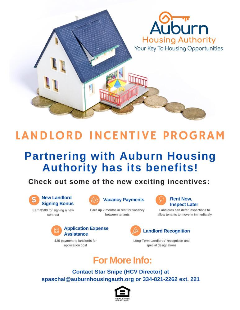 AHA Landlord Incentive Program Flyer