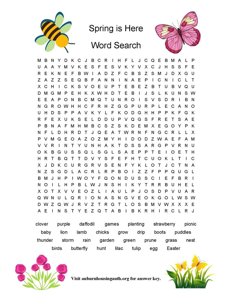 LHA Spring 2021_05 Word Search