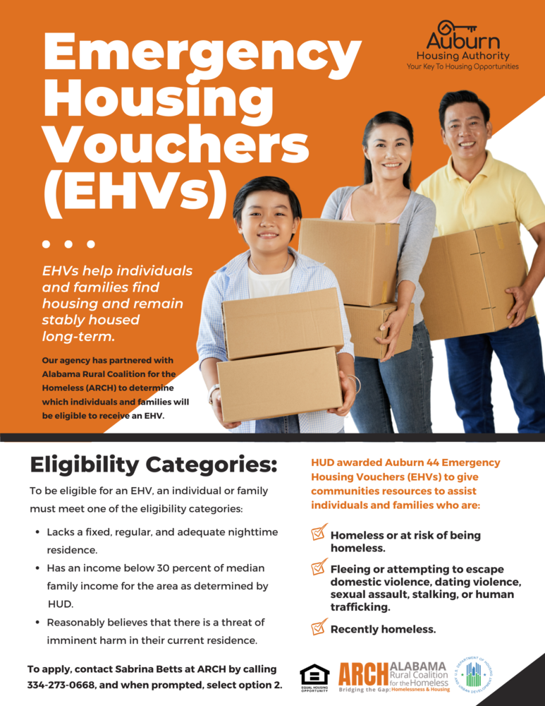 AHA Emergency Housing Voucher Flyer 