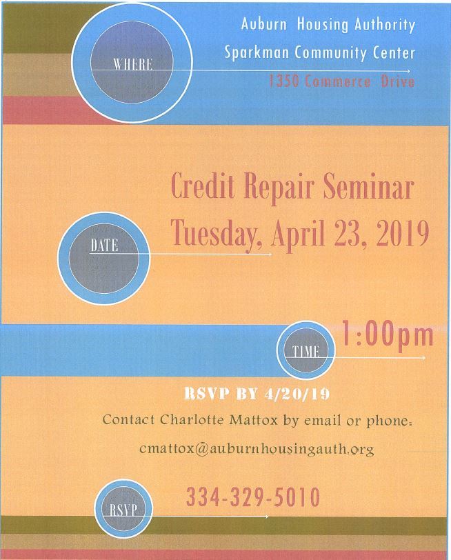 credit repair invitation April 23