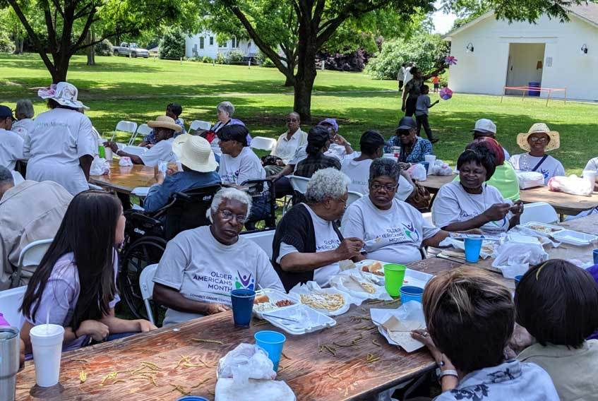 Older American Celebration group picnic