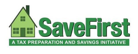 SaveFirst Logo A tax preparation and savings initiative