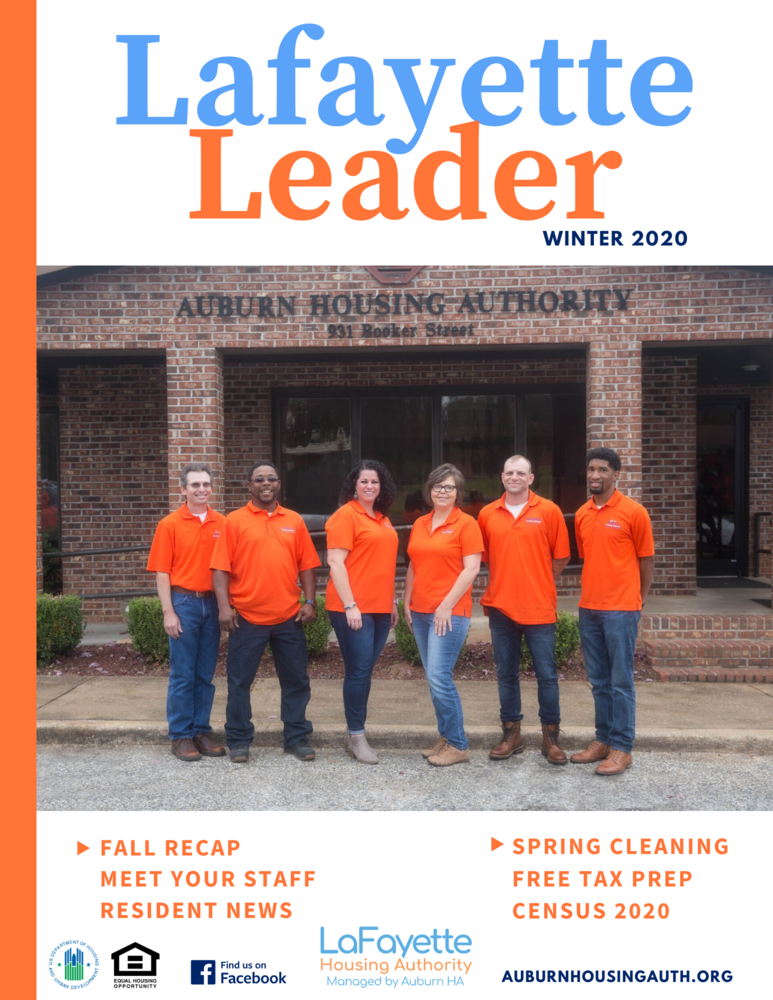 Lafayette Leader Winter 2020 Newsletter Front Page