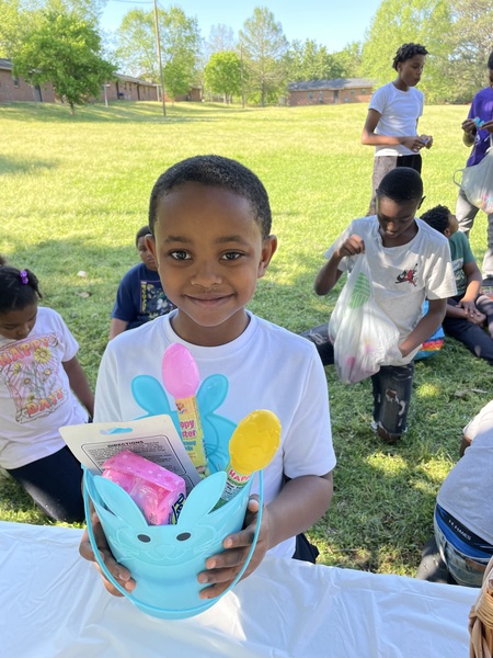 IMG0431.jpg Little boy smiling holding an easter basket
