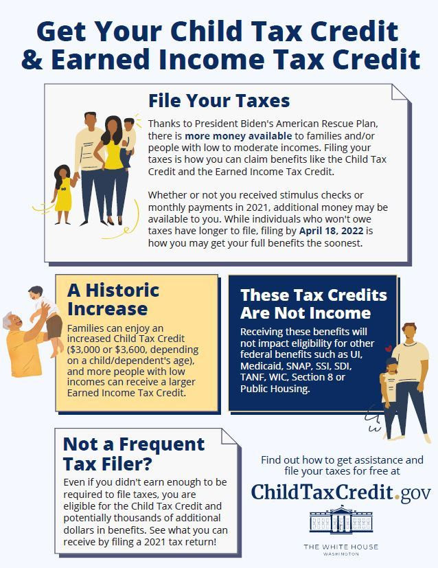 Child tax credit flyer