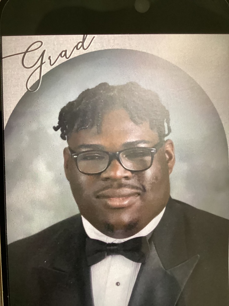 African american make graduate from Roanoke High School yearbook 