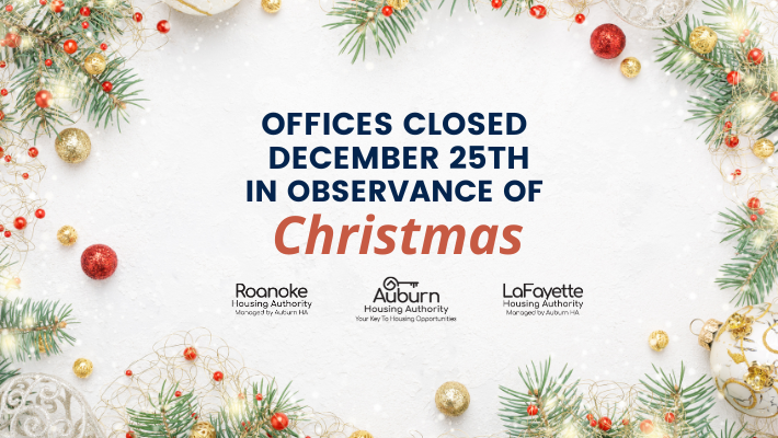 Office Closure for Christmas Banner