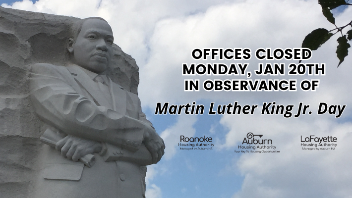 AHA Website banner for Martin Luther King Jr holiday