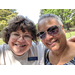 two elderly women smiling for camera