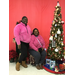 Shanavia Brewer at community Christmas tree event