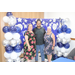 family members posed beside graduate